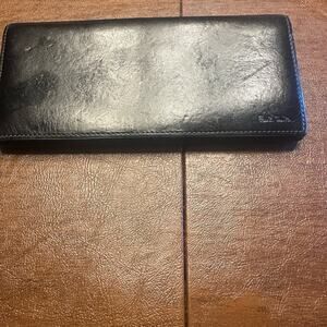 Paul Smith Black Leather Long Wallet Women’s EUC